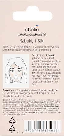 Pastell Kabuki Pinsel ebelin