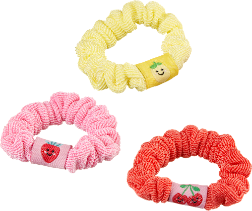 Scrunchies Erdbeere, Zitrone, Kirsche ebelin