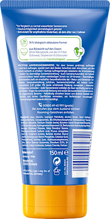 Sonnenmilch kids ultra Schutz & Pflege LSF 50+ NIVEA SUN