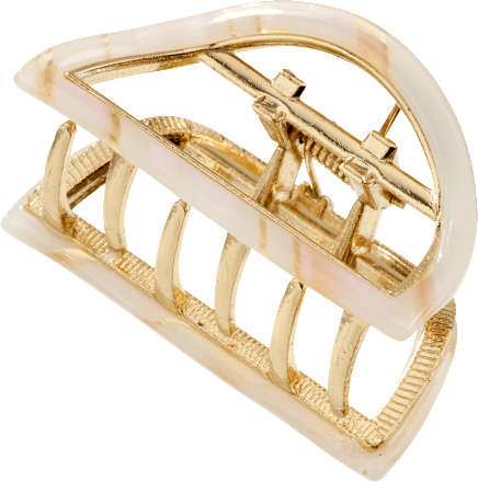 Haarklammer Halbmond Langhaarmädchen