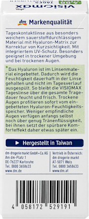 Tageslinse -4,00 VISIOMAX