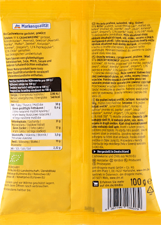 Cashews, pikant dmBio