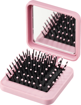 Mini-Klappbürste mit Spiegel ebelin