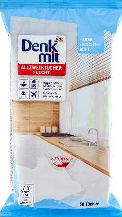 Feuchte Allzwecktücher Pure Frische Denkmit