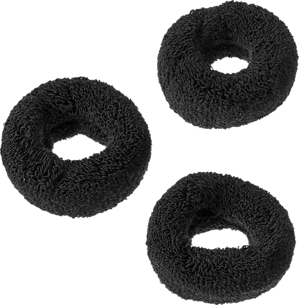 Haargummis dick schwarz ebelin