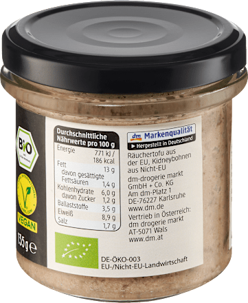 Brotaufstrich, Vegane Lebervurst-Art dmBio