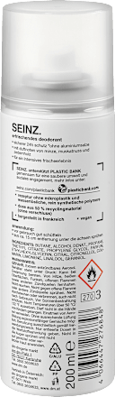 Frissítő deo spray SEINZ.