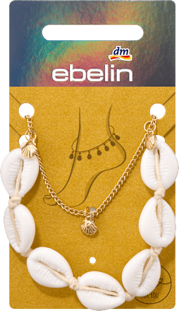 Fußkette mit Muscheln ebelin