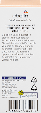 Wimpernbürstchen Set mit Box Celebrate Beautiful Moments 3tlg ebelin