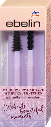 Wimpernbürstchen Set mit Box Celebrate Beautiful Moments 3tlg ebelin