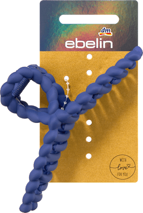 Haarklammer Bubble-Optik, blau ebelin
