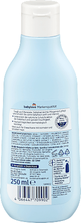 Latte corpo sensitive con camomilla e olio di girasole babylove