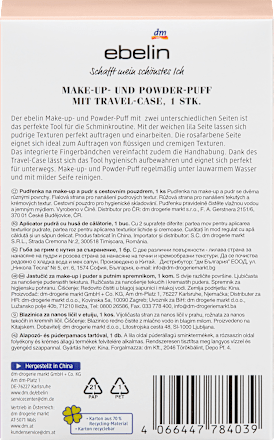 Blazinica za nanos ličil v etuiju Celebrate beautiful moments ebelin