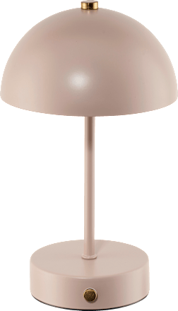 Tischleuchte mit LED aus Metall, beige Dekorieren & Einrichten