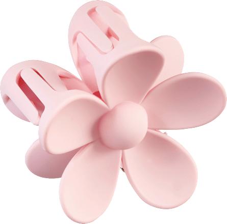 Haarklammer Blume, rosa ebelin
