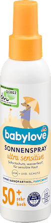 Sončni sprej Ultra Sensitive SPF 50+ babylove