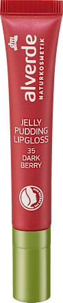 Szájfény Jelly Pudding, 35 Dark Berry alverde NATURKOSMETIK