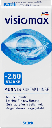 Monatslinse Dioptrie -2,50 VISIOMAX