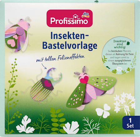 Insekten Bastelvorlage Profissimo
