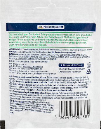 Zahnputztabletten Dontodent