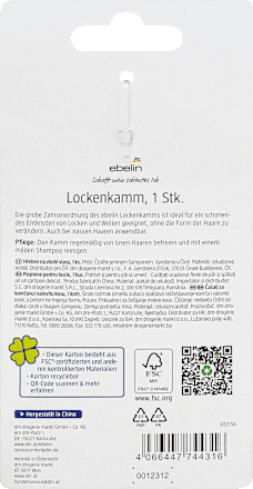 Lockenkamm Beauty Eve Routine ebelin