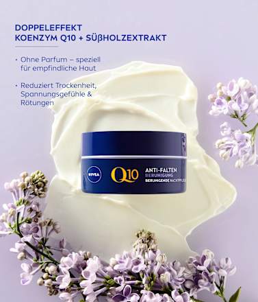 Anti Falten Nachtcreme Q10 Beruhigung NIVEA