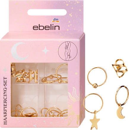 Haarpiercing-Set Stay wild, Child ebelin