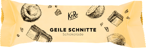 Schokoriegel, "Geile Schnitte" Schokolade KoRo