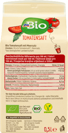 Sok pomidorowy z solą morską dmBio