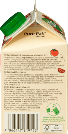 Sok pomidorowy z solą morską dmBio