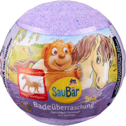 Kinder Badezusatz Badeüberraschung Pferde  SauBär