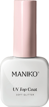 UV Nagellack Top Coat Soft Glitter Maniko