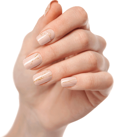 UV Nagelfolien Golden Crush Maniko