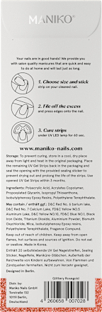 UV Nagelfolien Rosegold Maniko