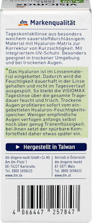 Tageslinsen -6,00 VISIOMAX