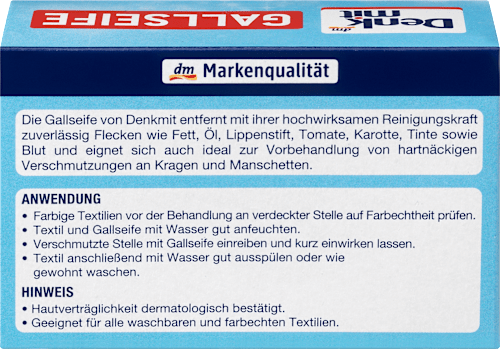 Gallseife zur Fleckenbehandlung Denkmit