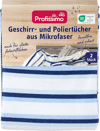 Geschirr- und Poliertücher aus Mikrofaser Profissimo