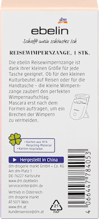 Klešče za trepalnice Celebrate beautiful moments ebelin