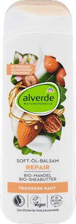 Soft-Öl-Balsam Repair Bio-Mandel, Bio-Sheabutter alverde NATURKOSMETIK
