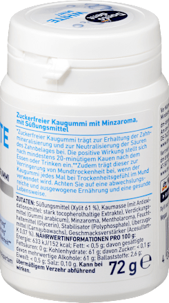 Dobozos rágógumi Fresh White, menta ízű, édesítőszerrel Dontodent