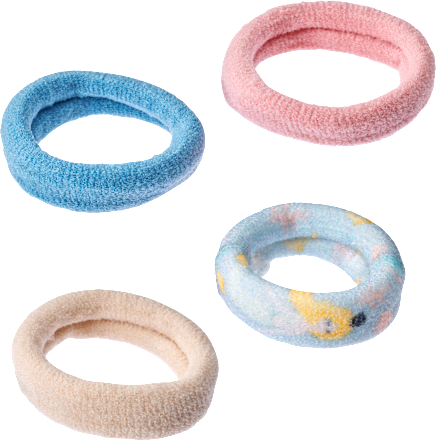 Haargummis in Box mehrfarbig ebelin