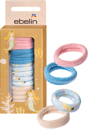 Haargummis in Box mehrfarbig ebelin