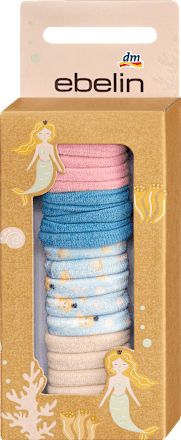 Haargummis in Box mehrfarbig ebelin