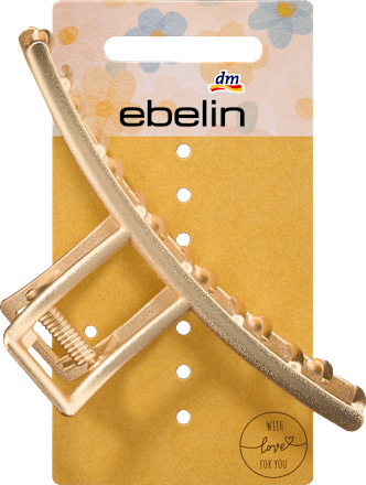 Haarklammer Gold-Optik matt ebelin