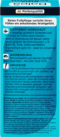 Hornhautentferner Bimsschwamm Balea