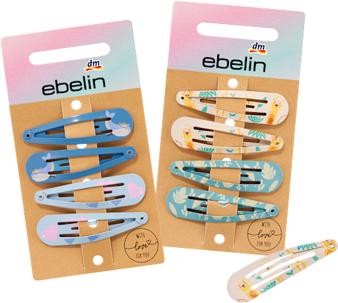 Haarclips Wal/Löwe ebelin