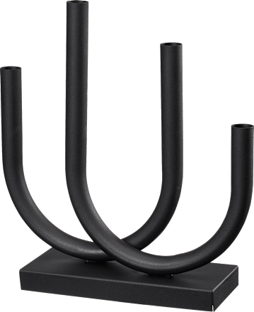 Kerzenhalter Tonis, schwarz BOLTZE