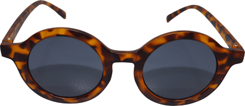 Sonnenbrille für Kinder im Leo-Look mit grauer Tönung SUNDANCE