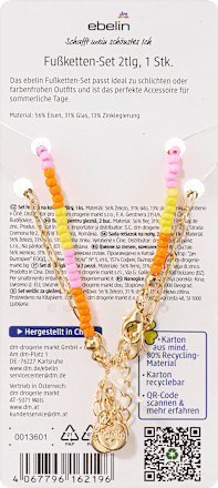 Set nakita za stopala, 2-delni ebelin