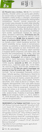 Pro Climate ulje za masažu - cvet arnike alverde NATURKOSMETIK